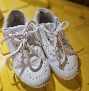 BAXINIER White CHEER SNEAKERS-- TWO PAIRS for ONE price